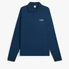 Berluti Polo Piqu&eacute; Manches Longues Avec D&eacute;tail En Cuir | Polos & T-shirts
