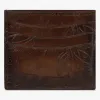 Berluti Porte-Cartes Bambou 6CC En Cuir Scritto | Porte-cartes