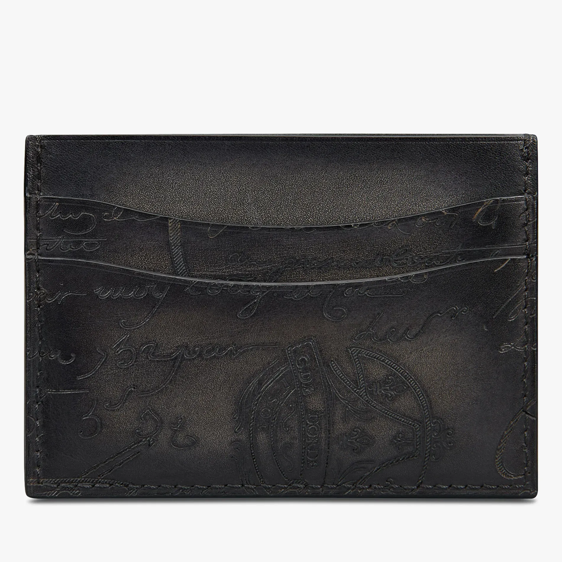 Berluti Porte-Cartes Bambou En Cuir Scritto | Porte-cartes