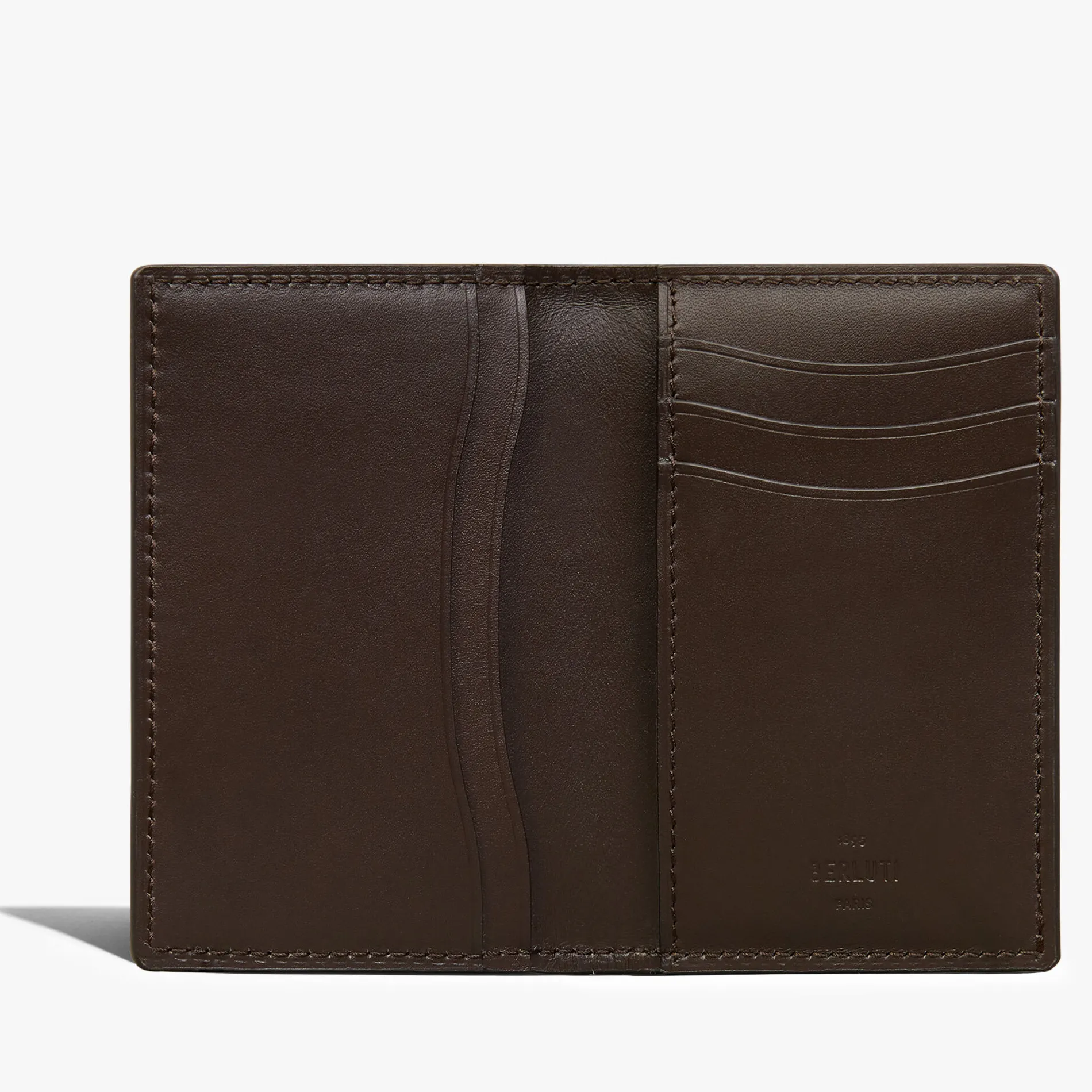 Berluti Porte-Cartes Jagua En Cuir Scritto | Porte-cartes