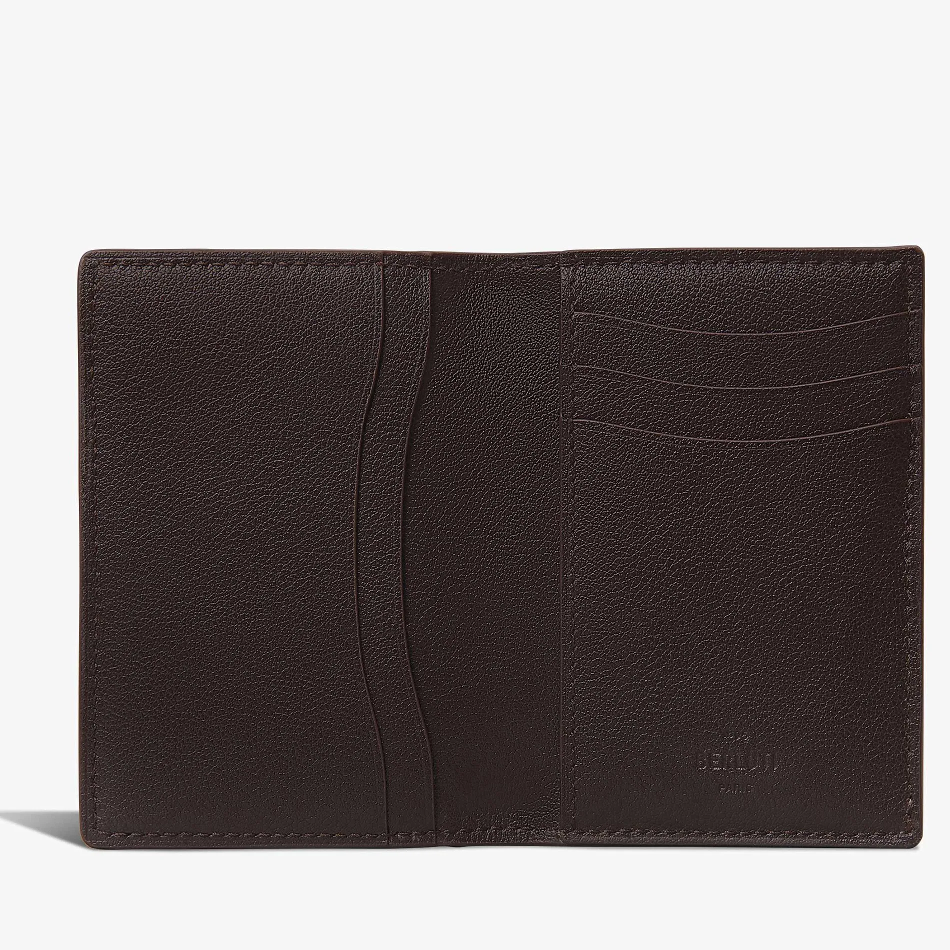 Berluti Porte-Cartes Jagua En Cuir Scritto | Portefeuilles