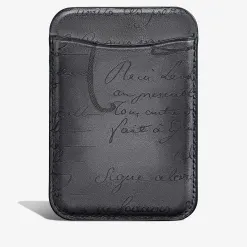 Berluti Porte-cartes Magn&eacute;tique En Cuir Scritto | Porte-cartes | Housses & Étuis