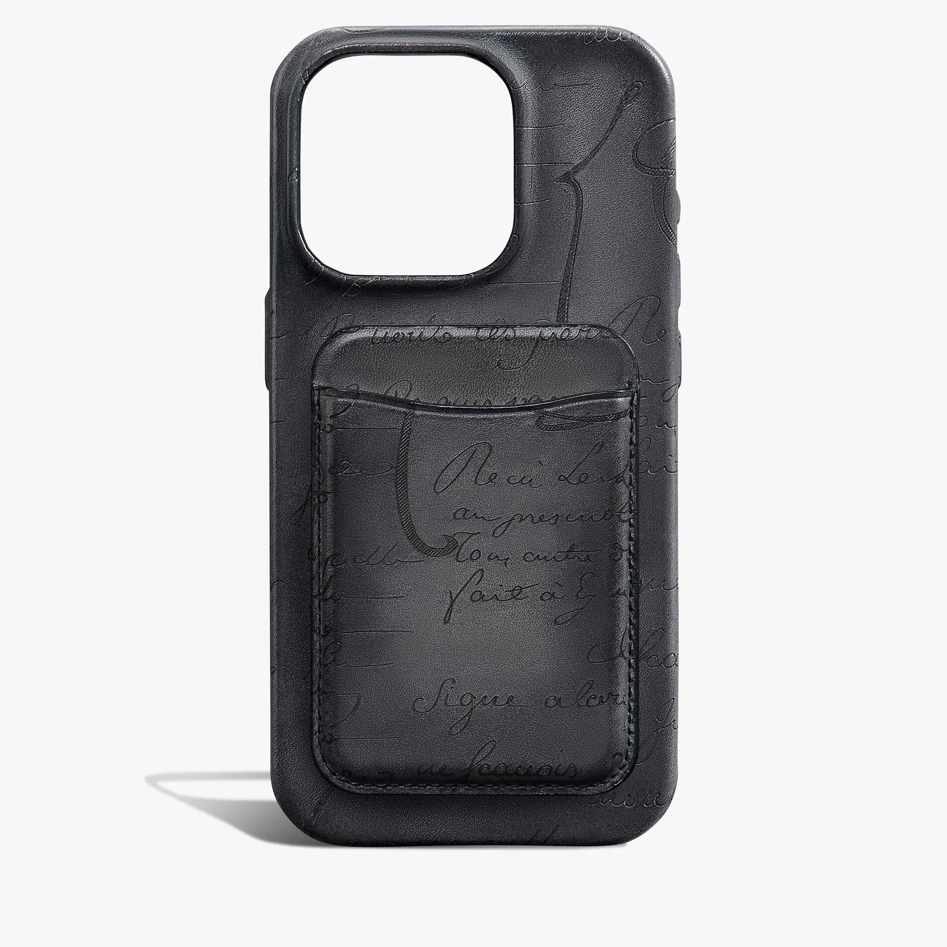 Berluti Porte-cartes Magnétique En Cuir Scritto | Porte-cartes | Housses & Étuis