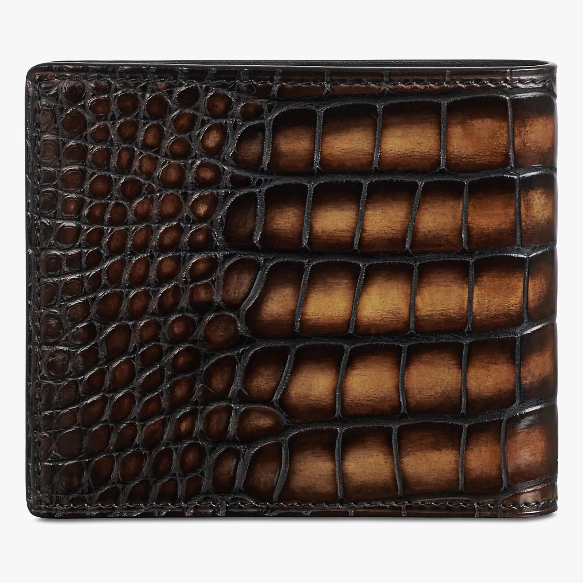 Berluti Portefeuille Compact Makore En Cuir D'Alligator | Portefeuilles
