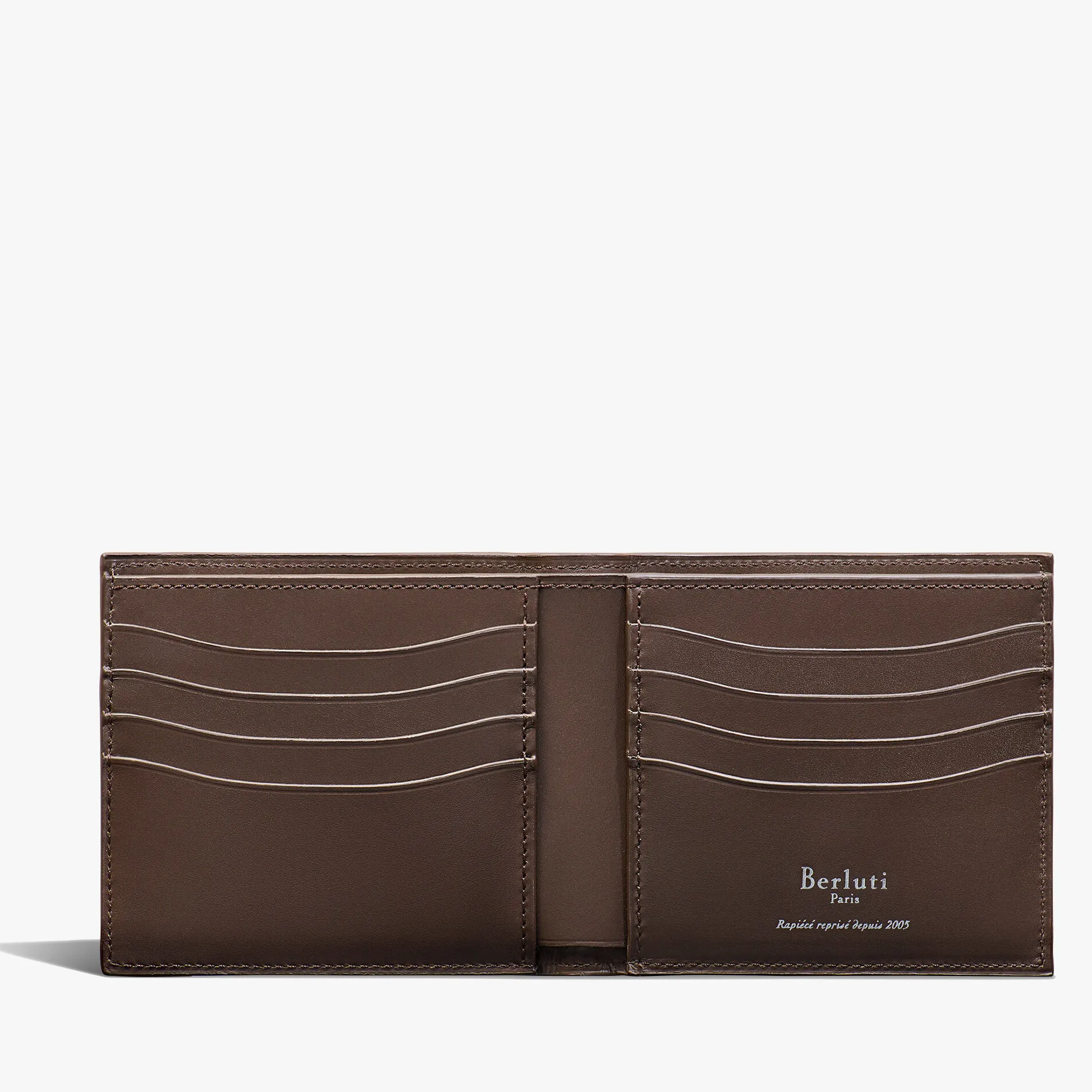 Berluti Portefeuille Compact Makore En Cuir Scritto | Portefeuilles