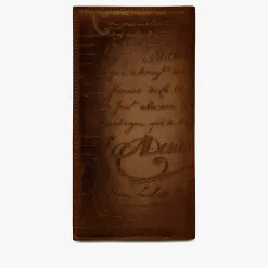 Berluti Portefeuille Espace En Cuir Scritto | Portefeuilles