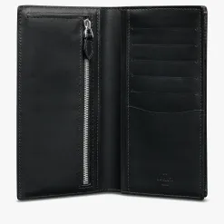 Berluti Portefeuille Long Zipp&eacute; Santal En Cuir Scritto | Portefeuilles