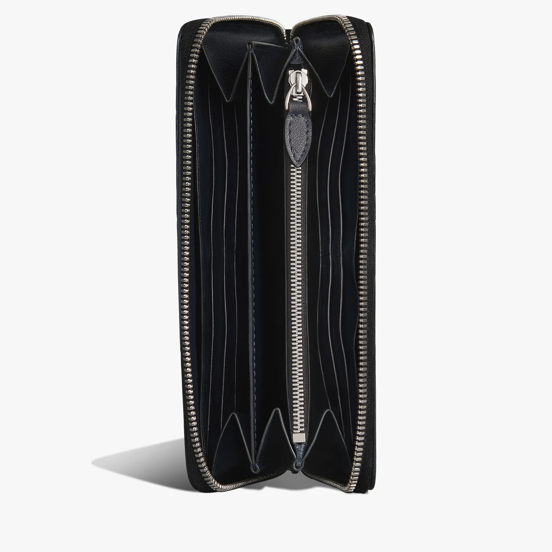 Berluti Portefeuille Long Zipp&eacute; Itauba En Cuir Scritto | Portefeuilles
