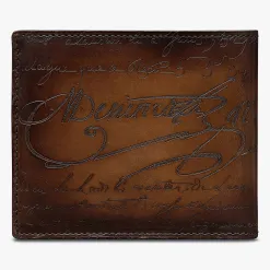 Berluti Portefeuille Makore 2 en 1 En Cuir Scritto | Portefeuilles