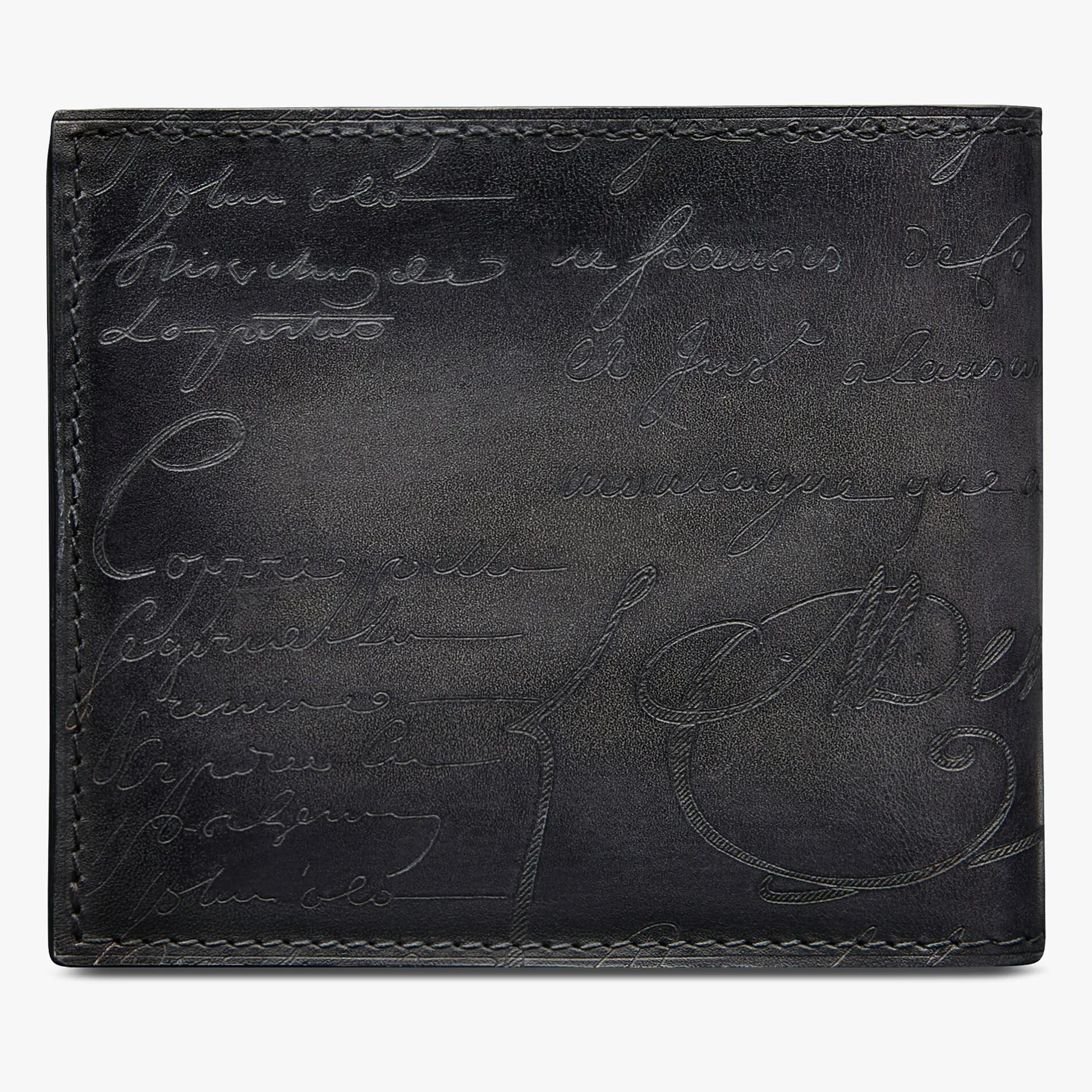 Berluti Portefeuille Makore En Cuir Scritto | Portefeuilles