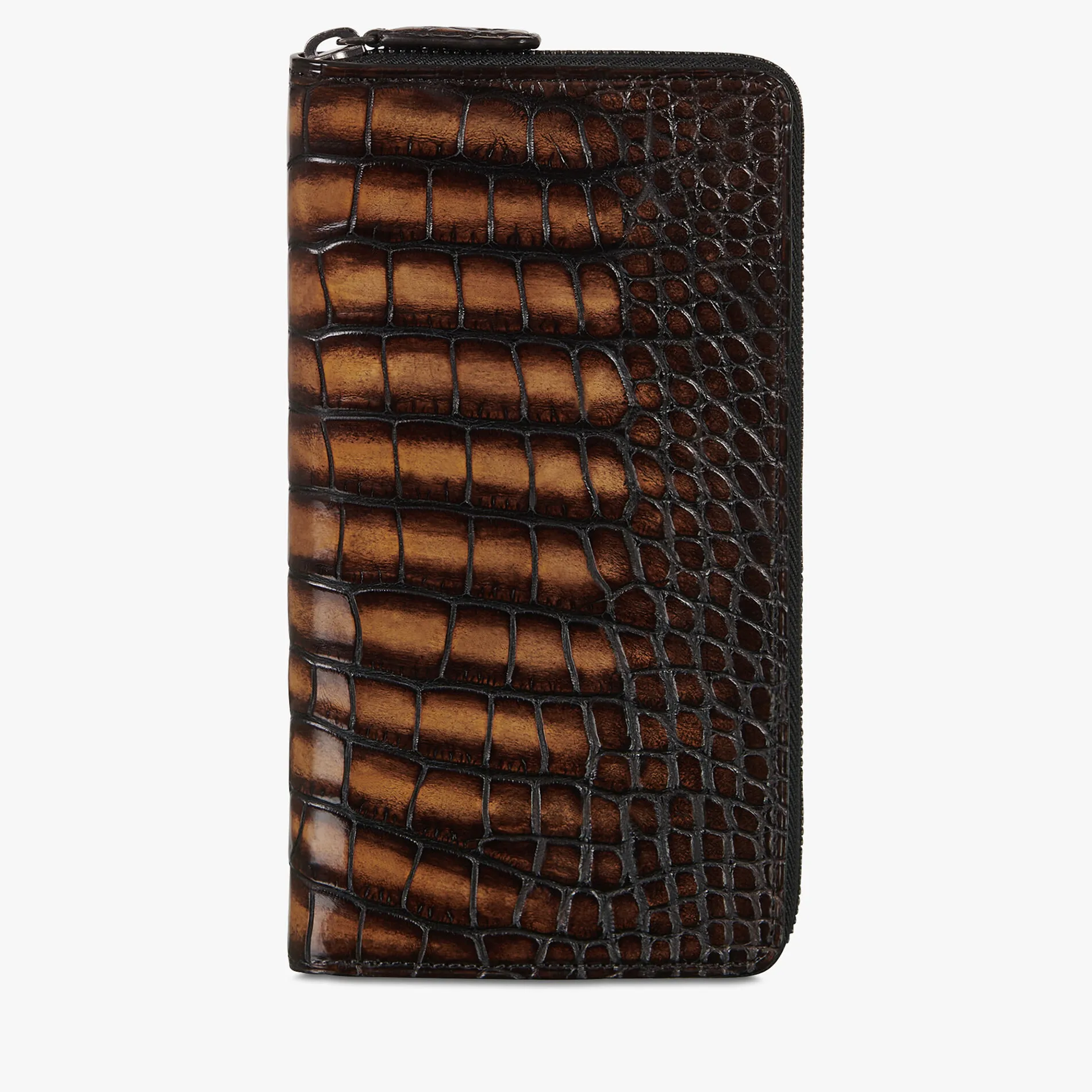 Berluti Portefeuille Zipp&eacute; Itauba En Cuir D'Alligator | Portefeuilles
