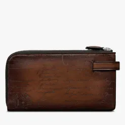 Berluti Portefeuille Zipp&eacute; Tout En Un Tiriwa En Cuir | Portefeuilles