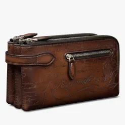 Berluti Portefeuille Zipp&eacute; Tout En Un Tiriwa En Cuir | Portefeuilles