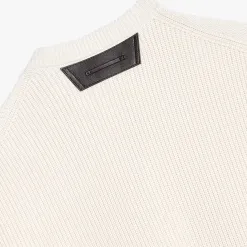 Berluti Pull Col V En C&ocirc;tes Anglaises En Coton Et Soie | Maille & Sweatshirts