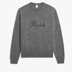 Berluti Pull En Cachemire Avec Broderie Thabor | Maille & Sweatshirts