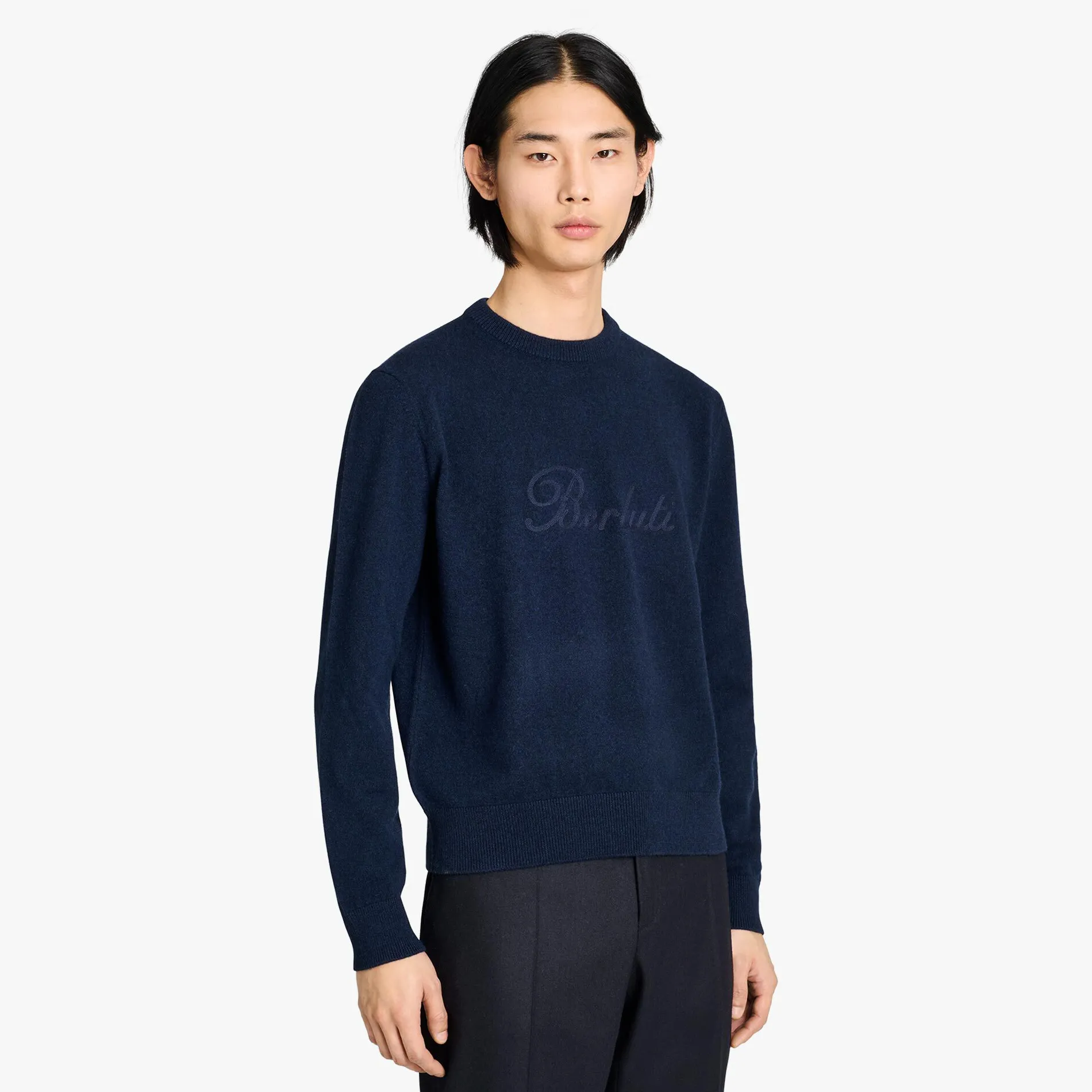 Berluti Pull En Cachemire Avec Broderie Thabor | Maille & Sweatshirts