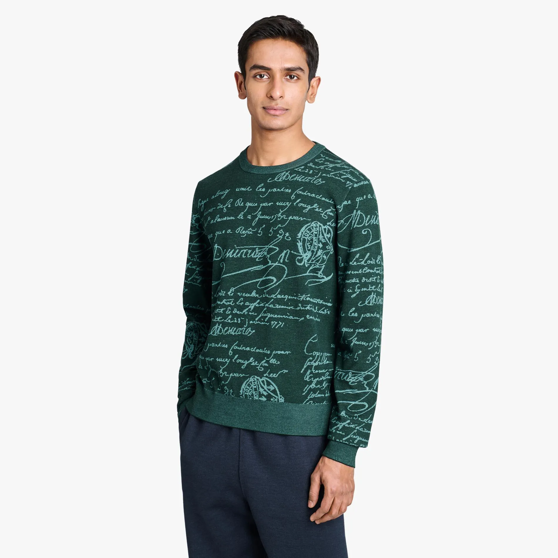 Berluti Pull En Laine Scritto | Maille & Sweatshirts