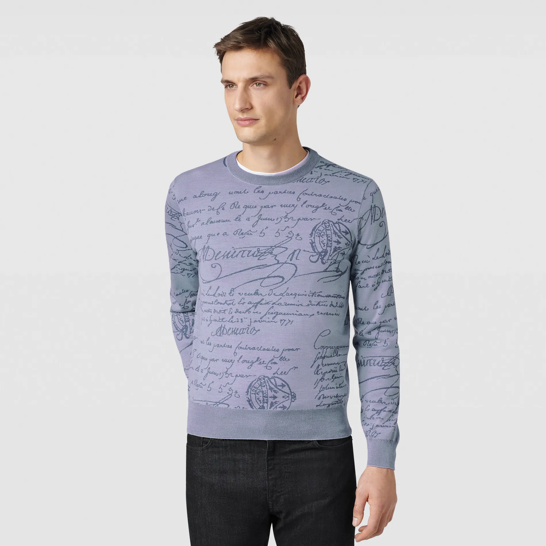 Berluti Pull En Laine Scritto | Maille & Sweatshirts