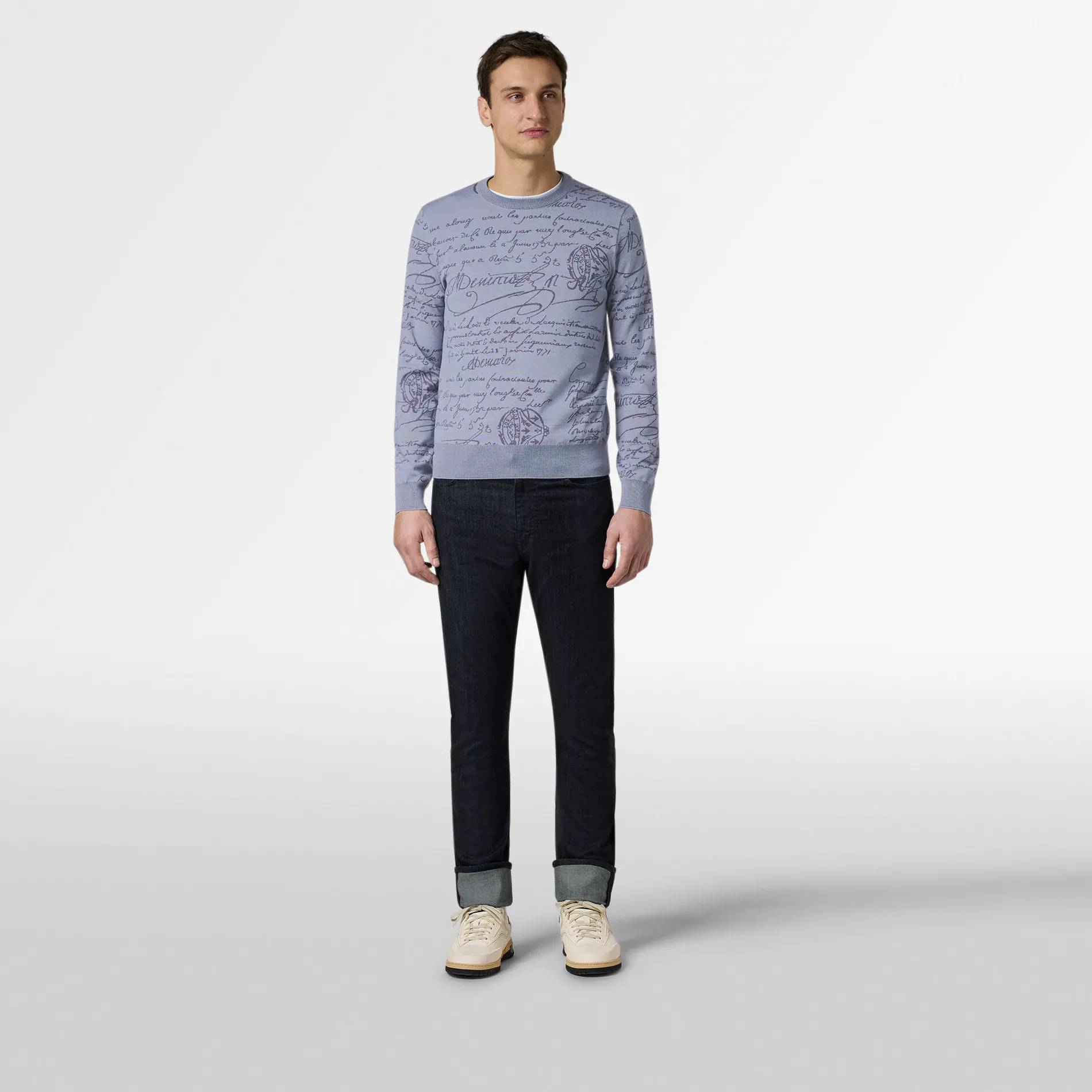 Berluti Pull En Laine Scritto | Maille & Sweatshirts