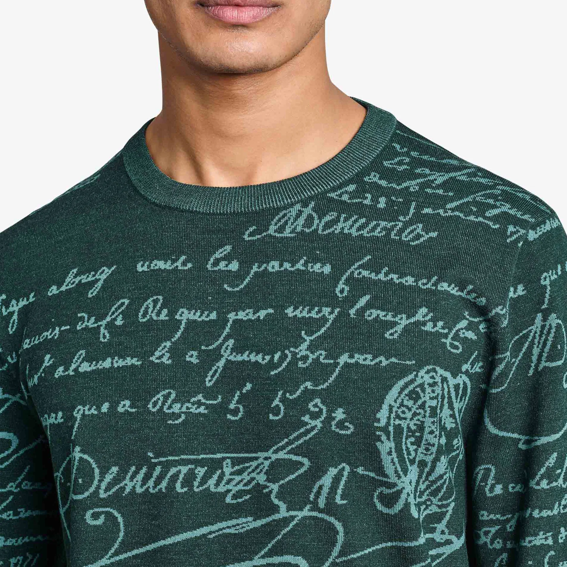 Berluti Pull En Laine Scritto | Maille & Sweatshirts