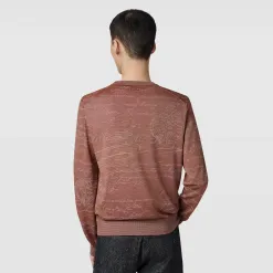Berluti Pull L&eacute;ger avec Jacquard Scritto | Maille & Sweatshirts