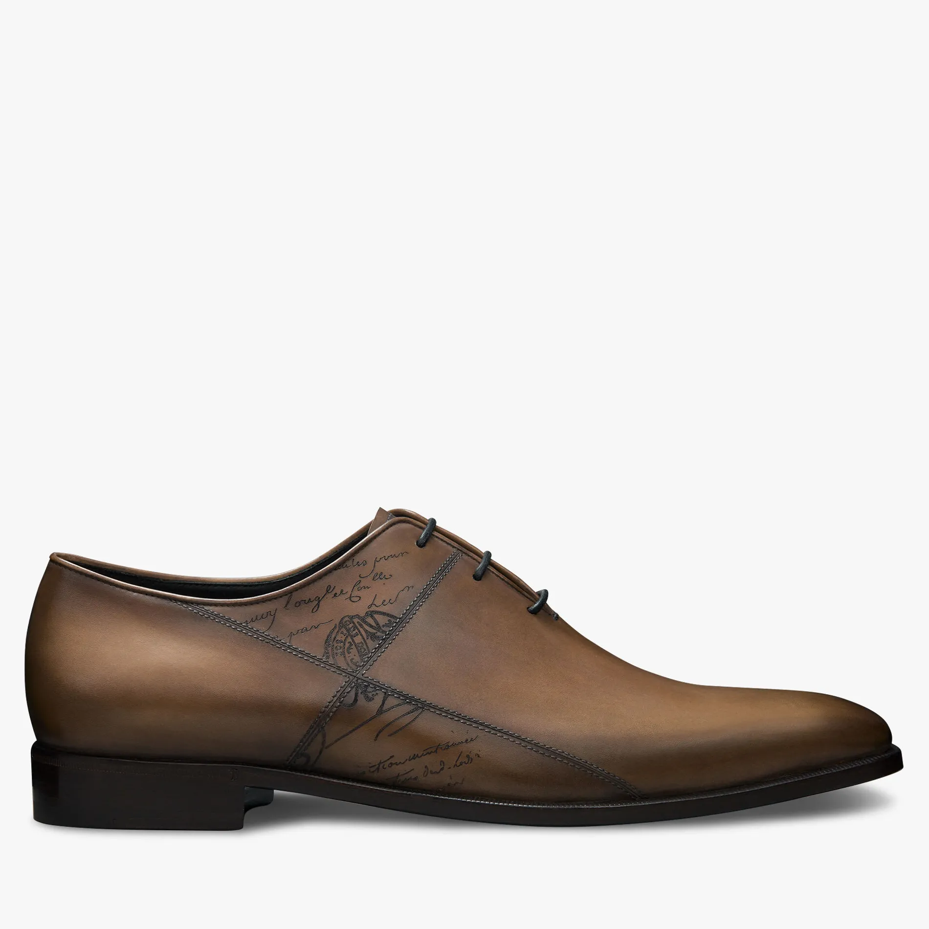 Berluti Richelieu Alessandro D&eacute;mesure Patchwork En Cuir Scritto | Richelieus & Derbies