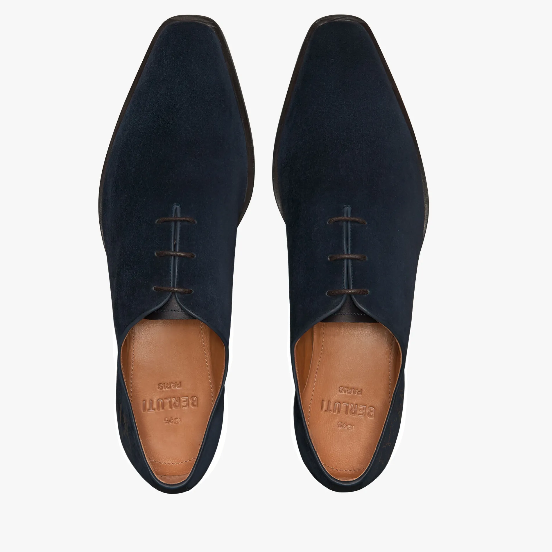 Berluti Richelieu Alessandro D&eacute;mesure En Cuir Camoscio Scritto | Richelieus & Derbies