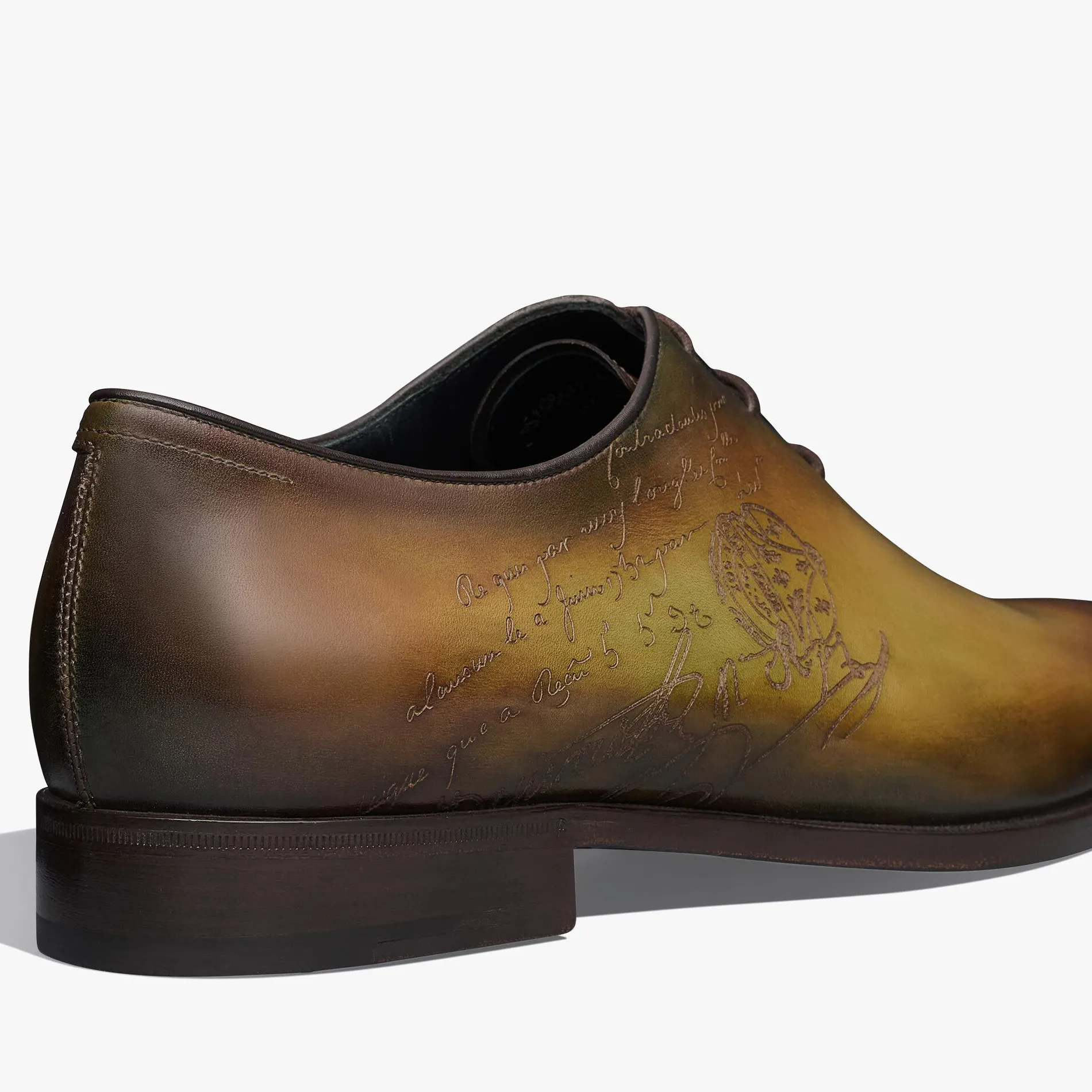 Berluti Richelieu Alessandro D&eacute;mesure Neo En Cuir Scritto | Richelieus & Derbies