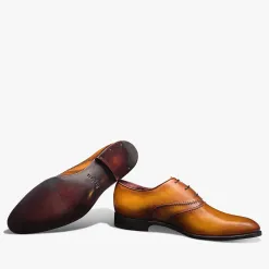 Berluti Richelieu Rapi&eacute;c&eacute;-Repris&eacute; en cuir Scritto | Richelieus & Derbies