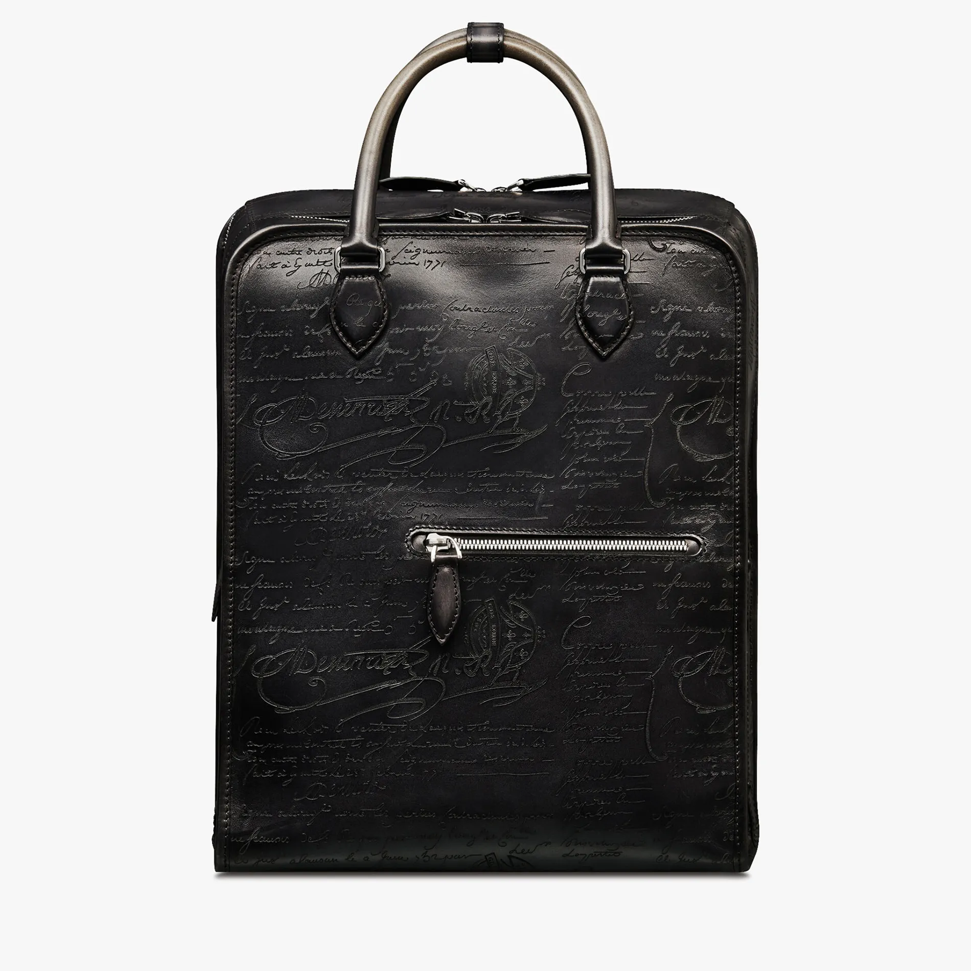 Berluti Sac &agrave; dos Premier Jour En Cuir Scritto | Sacs À Dos