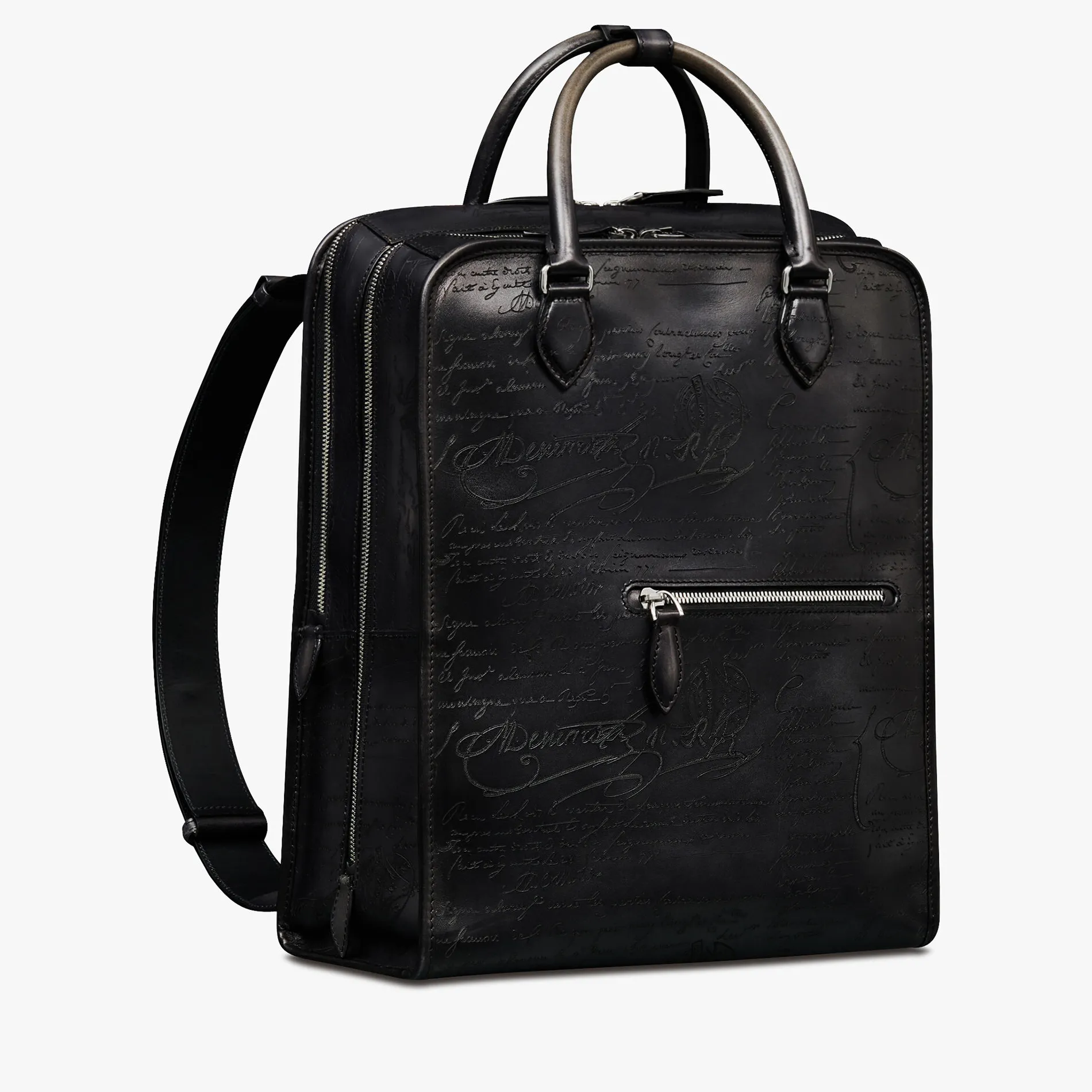 Berluti Sac &agrave; dos Premier Jour En Cuir Scritto | Sacs À Dos
