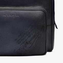 Berluti Sac &agrave; Dos Time Off En Cuir Scritto | Sacs À Dos