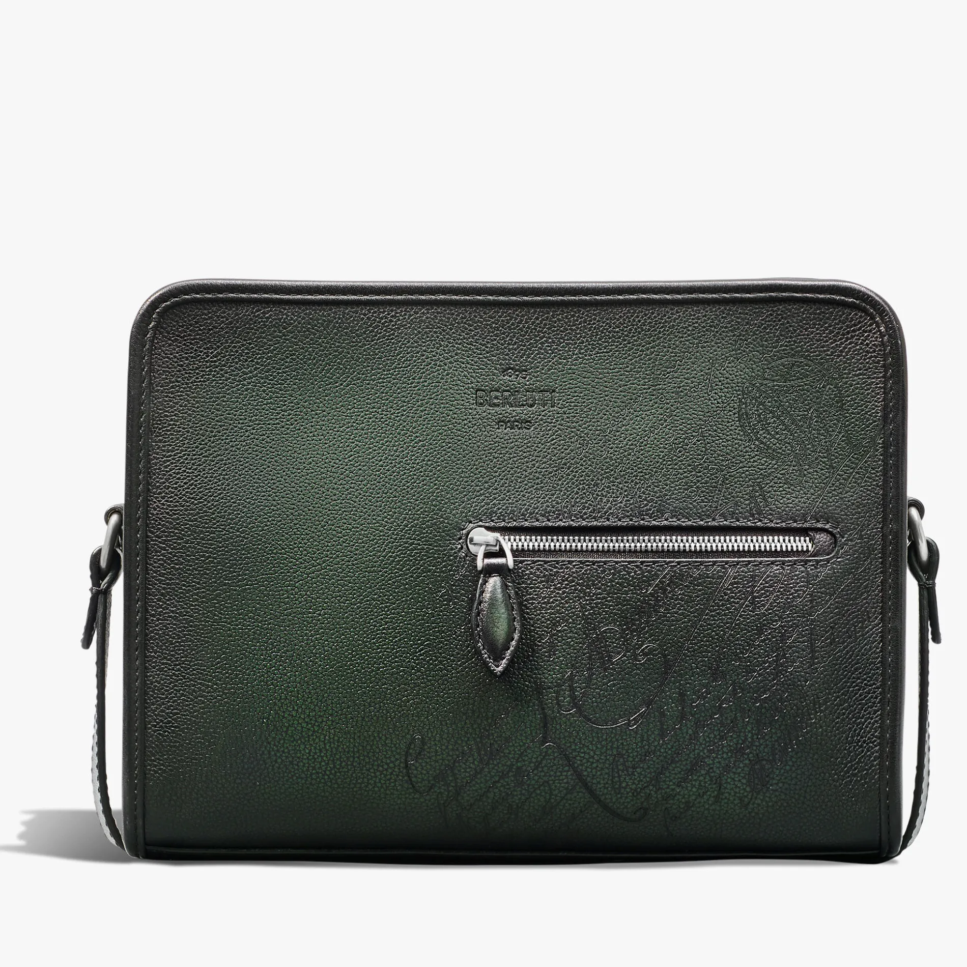 Berluti Sac Bandoulière Journalier En Cuir Scritto | Sacs Bandoulière
