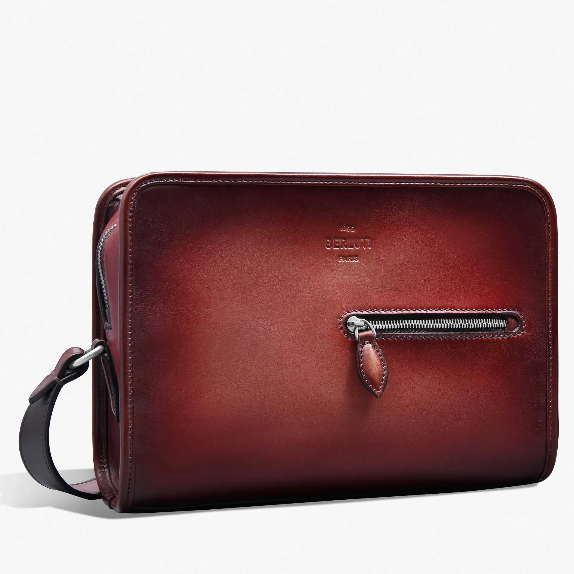 Berluti Sac Bandouli&egrave;re Journalier En Cuir | Sacs Bandoulière