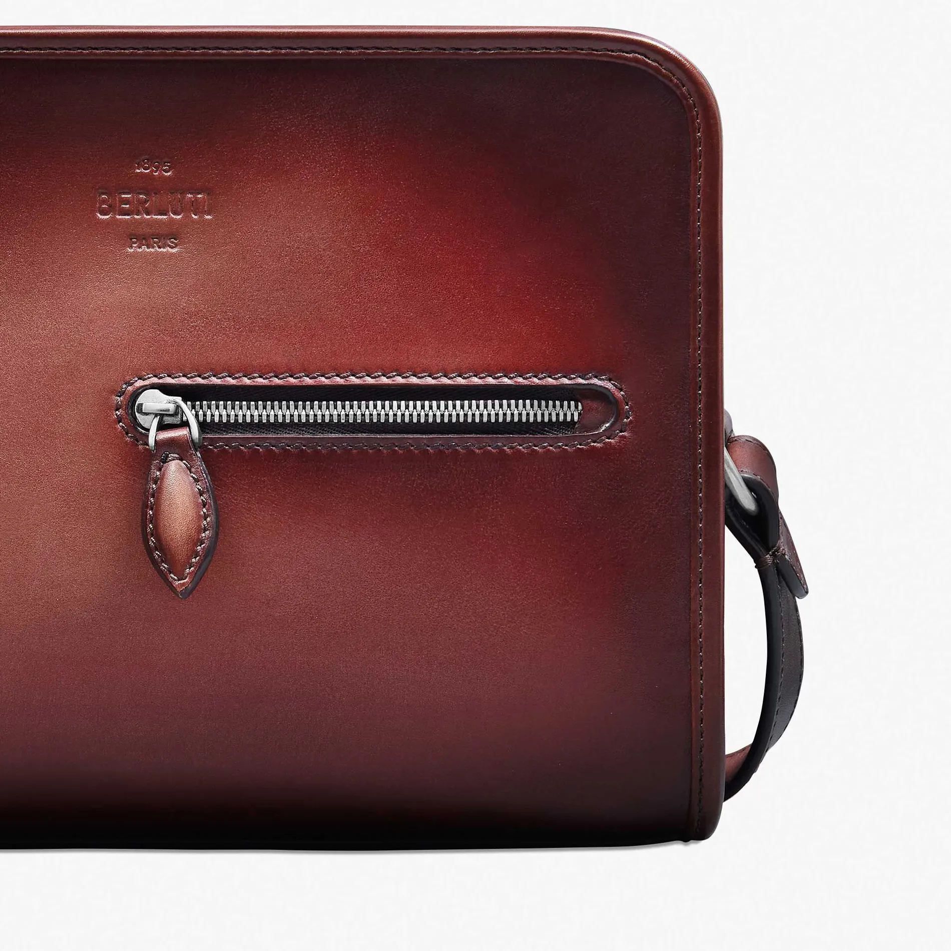Berluti Sac Bandouli&egrave;re Journalier En Cuir | Sacs Bandoulière