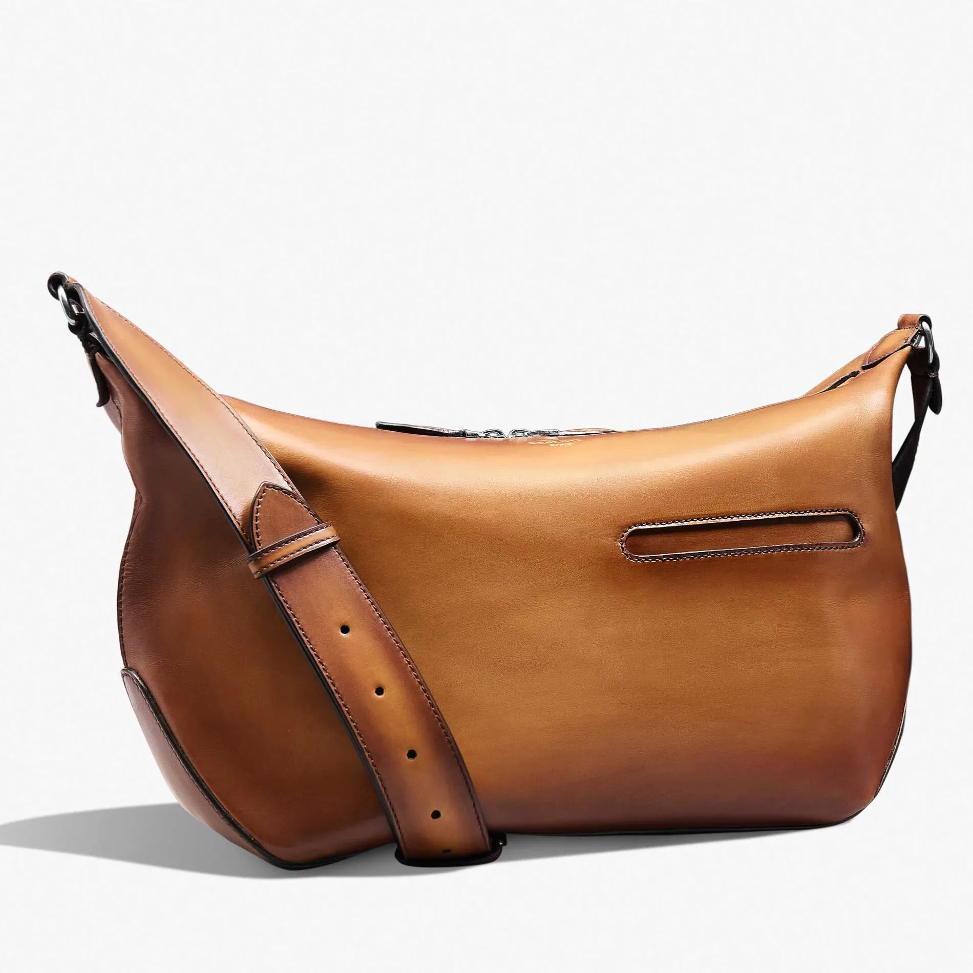 Berluti Sac Bandouli&egrave;re Toujours Soft Zipped Hobo En Cuir | Sacs Bandoulière