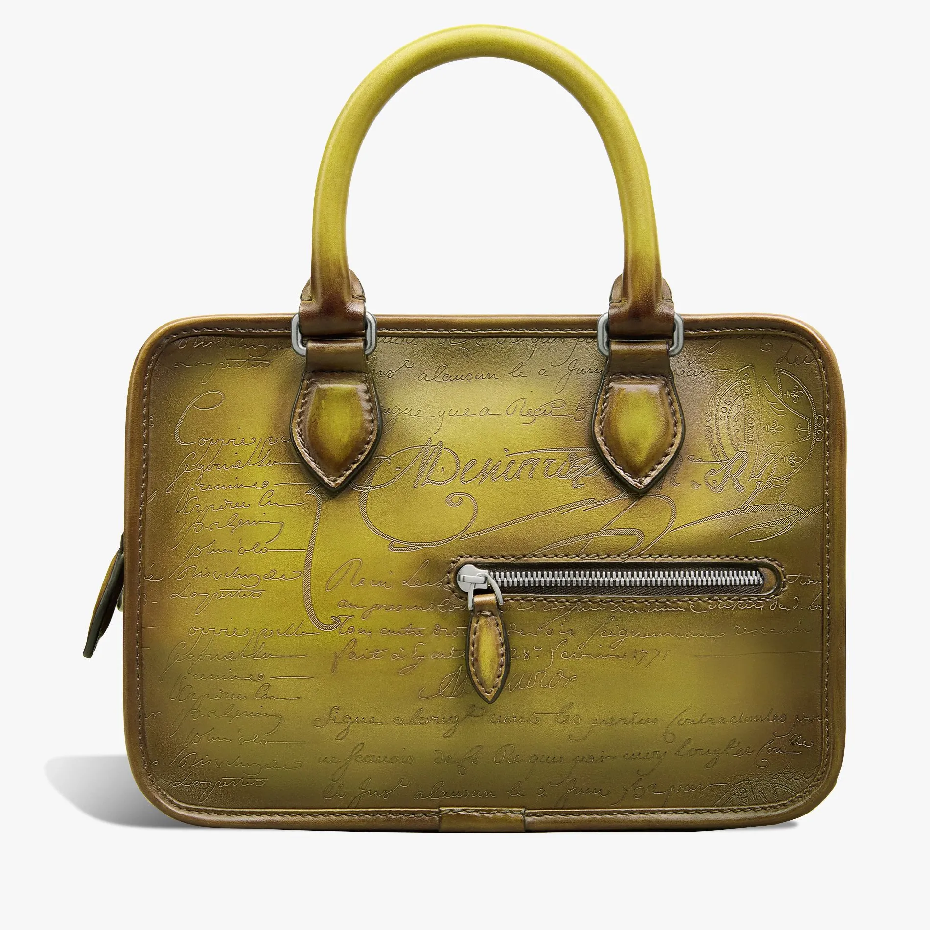Berluti Sac Bandouli&egrave;re Un Jour Gulliver En Cuir Scritto | Sacs Bandoulière | Pochettes