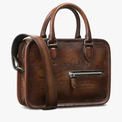 Berluti Sac Bandouli&egrave;re Un Jour Gulliver En Cuir Scritto | Sacs Bandoulière | Pochettes