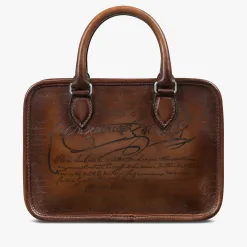 Berluti Sac Bandouli&egrave;re Un Jour Gulliver En Cuir Scritto | Sacs Bandoulière | Pochettes