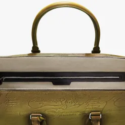 Berluti Sac De Voyage Jour Off GM En Cuir Scritto | Sacs De Voyage