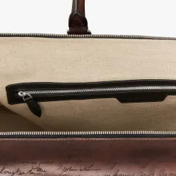 Berluti Sac de Voyage Jour Off Moyen Mod&egrave;le En Cuir Scritto | Sacs De Voyage