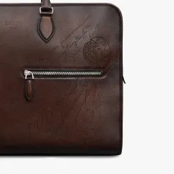 Berluti Sac De Voyage Overnight En Cuir Scritto | Sacs De Voyage