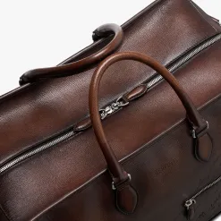 Berluti Sac De Voyage Overnight En Cuir Scritto | Sacs De Voyage