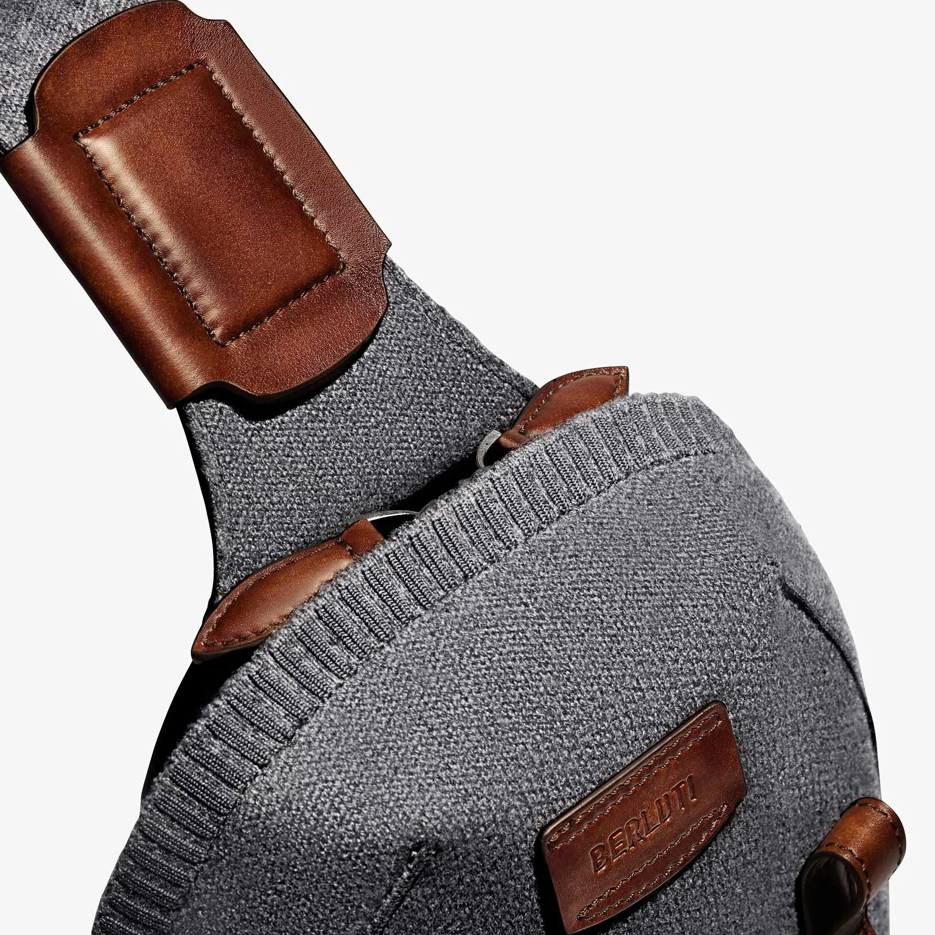 Berluti Sac Porté Épaule Shadow B5820 En Cachemire | Sacs Bandoulière