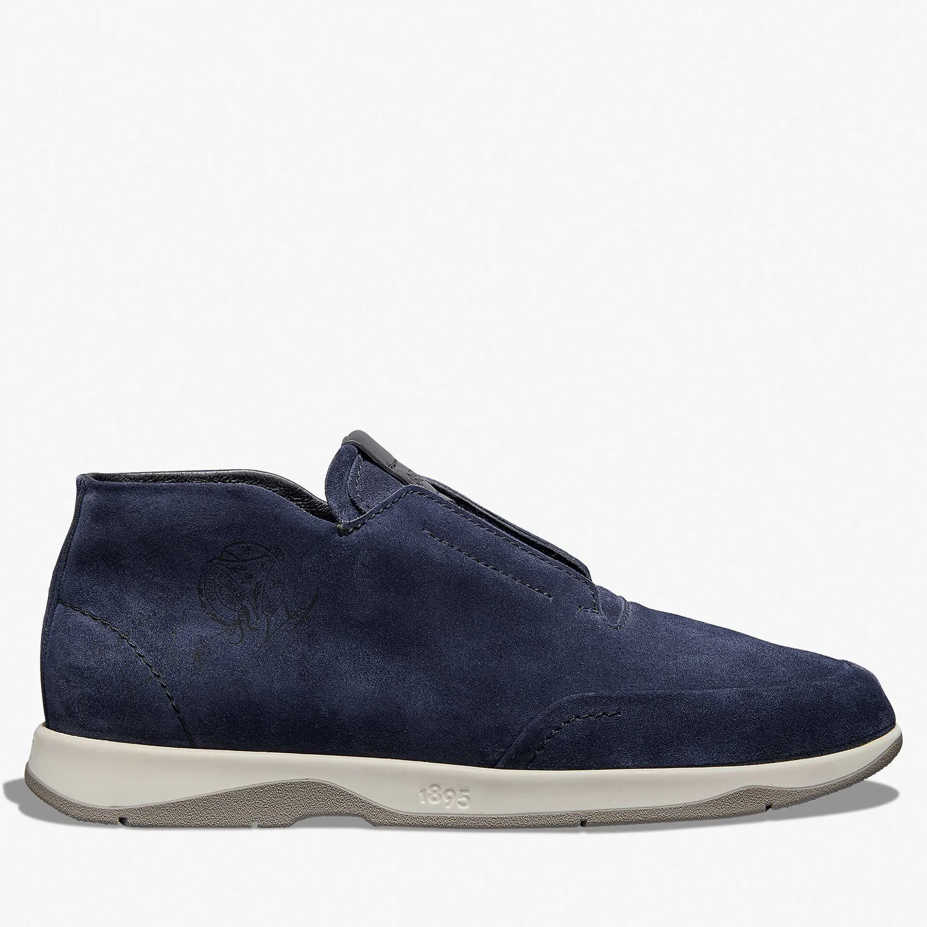 Berluti Slip On &Eacute;chapp&eacute;e En Su&egrave;de Scritto | Bottines