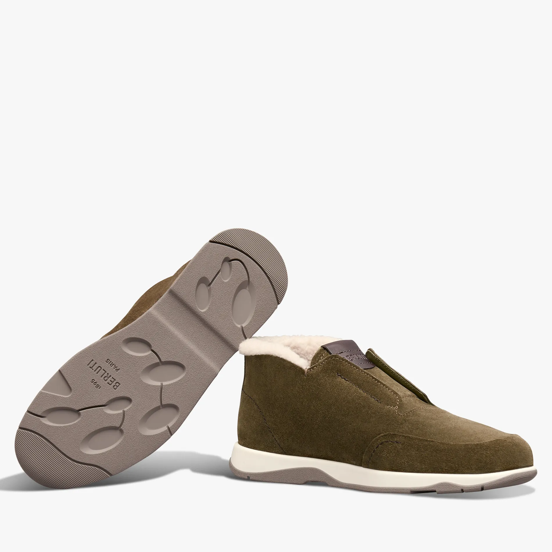 Berluti Slip-On Echapp&eacute;e En Veau Velours | Bottines | Sneakers