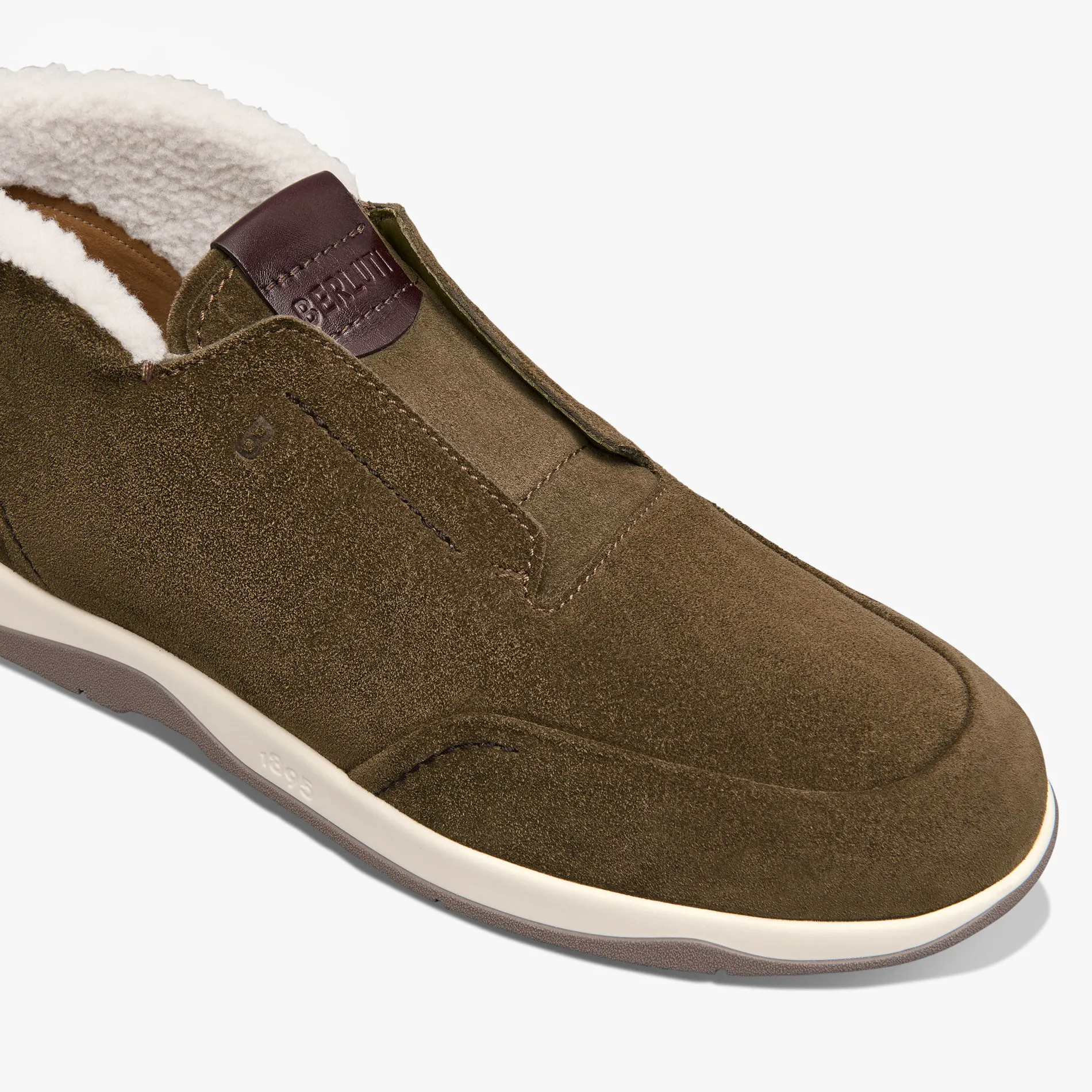 Berluti Slip-On Echapp&eacute;e En Veau Velours | Bottines | Sneakers