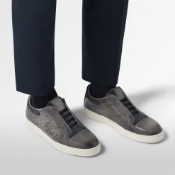 Berluti Slip-on sneaker Playtime En Cuir Scritto | Sneakers