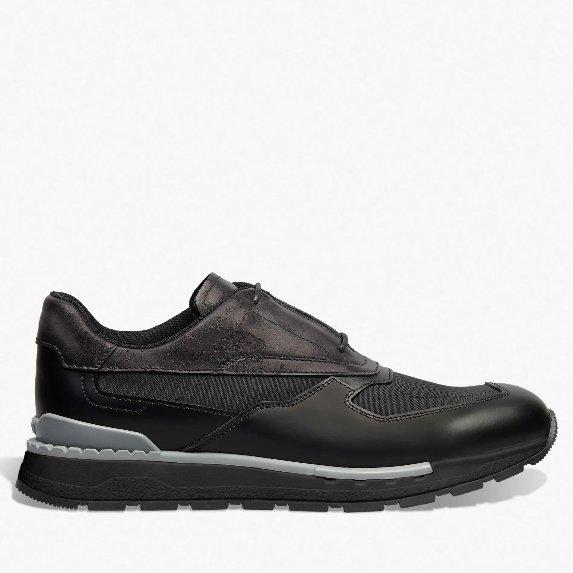 Berluti Sneaker Fast Track En Cuir Scritto Et Nylon | Richelieus & Derbies | Sneakers