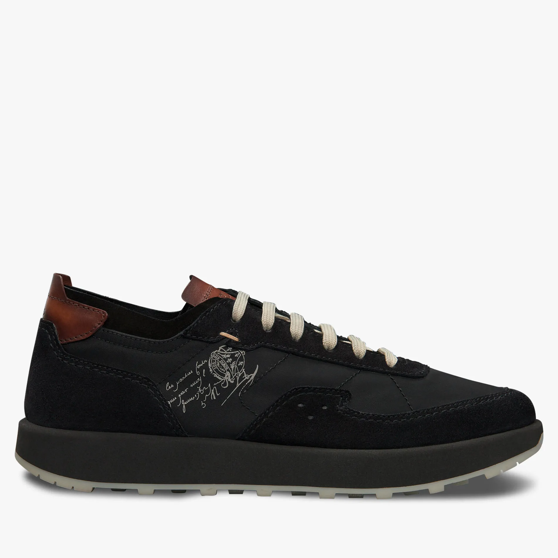 Berluti Sneaker Light Track En Veau Velours Et Nylon | Sneakers